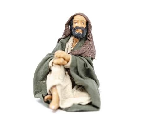 Terracotta fissa 10 cm - Statue Presepe, Fisse Vestite - 10 cm