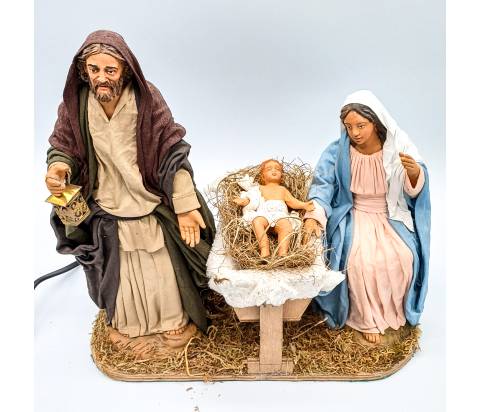 Natività con Madonna Seduta - mov h 30 cm