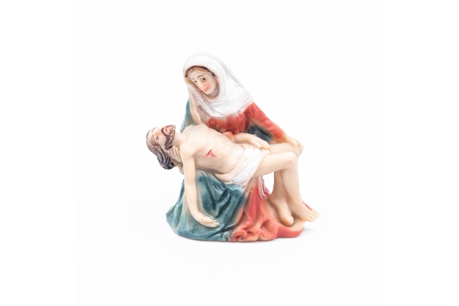 Presepe Pasquale Completo - resina h 5 cm