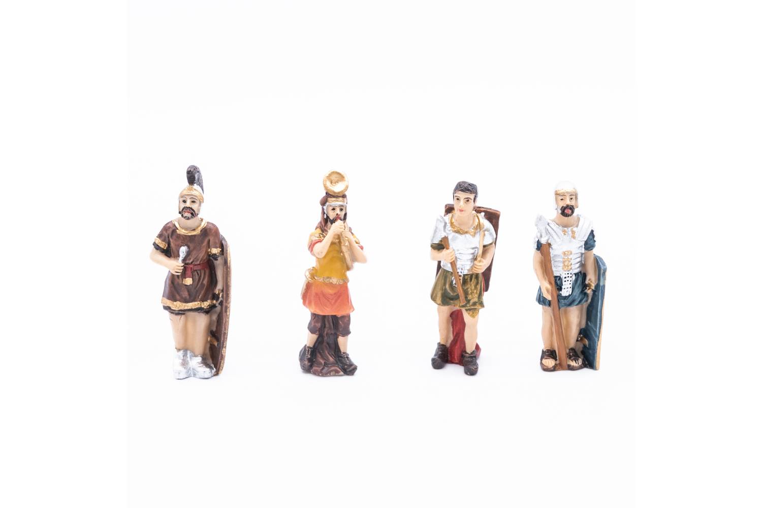 Presepe Pasquale Completo - resina h 5 cm