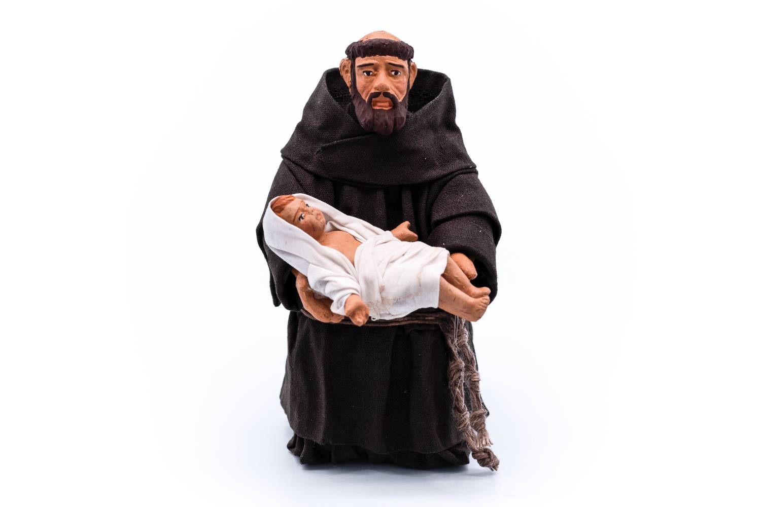 San Francesco con Bimbo - h 12 cm