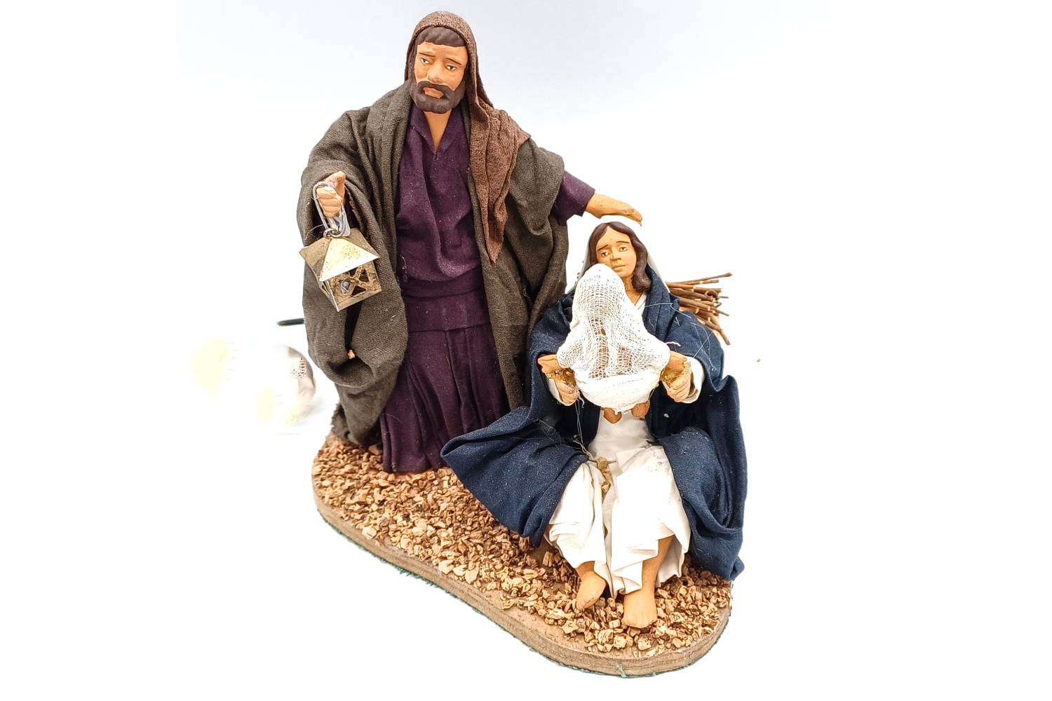 Natività con Bambino in Braccio - mov h 15 cm 