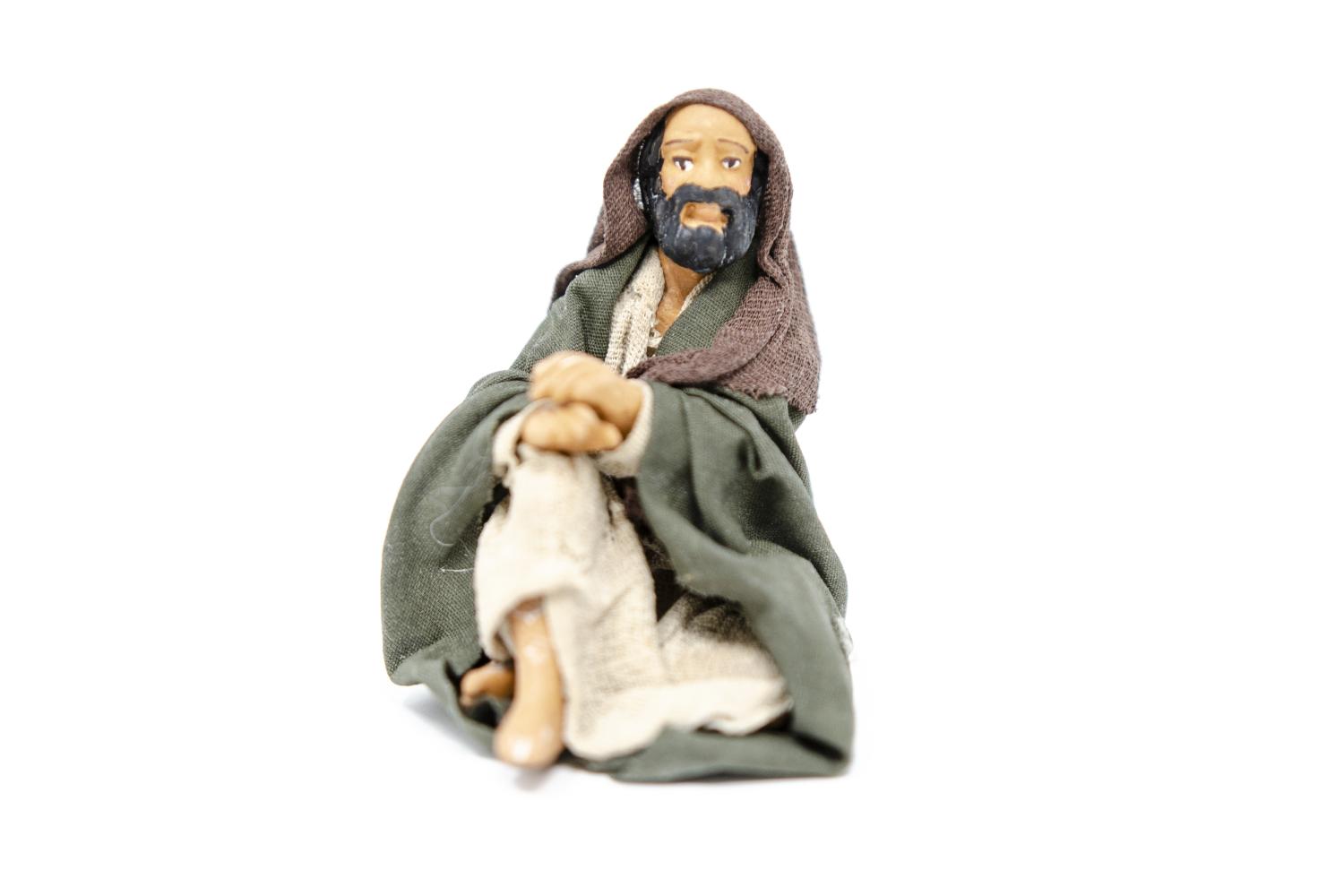 Terracotta fissa 10 cm - Statue Presepe, Fisse Vestite - 10 cm